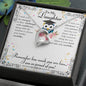 Daughter Graduation Gift Heart Necklace Pendant Jewelry Women Message Box