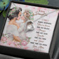 Daughter Gift From Mom Heart Pendant Jewelry Necklace Women Message Box Gift