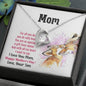 Mom Heart Beauty Pendant Jewelry Necklace Women Birthday Gift