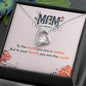 Mom Heart Beauty Necklace Pendant Jewelry Women Birthday Gift