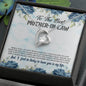 Mother-In-Law Heart Jewelry Mother’s Day Necklace Pendant Women Message Box