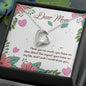 Mom from Daughter or Son Heart Necklace Pendant Women Birthday Gift