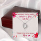Mother's Day Heart Beauty Pendant Jewelry Necklace Women Birthday Gift