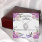 Mother’s Day Heart Jewelry Necklace Pendant Women Message Box Gift