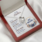 Mom Mother from Son or Daughter Heart Pendant Necklace Women Birthday Gift