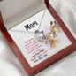 Mom Heart Beauty Pendant Jewelry Necklace Women Birthday Gift