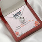 Mom Heart Beauty Necklace Pendant Jewelry Women Birthday Gift
