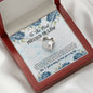 Mother-In-Law Heart Jewelry Mother’s Day Necklace Pendant Women Message Box