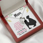 Mom Heart Beauty Pendant Necklace Jewelry Women Birthday Gift