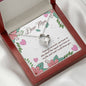 Mom from Daughter or Son Heart Necklace Pendant Women Birthday Gift