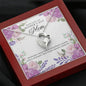 Mother’s Day Heart Jewelry Necklace Pendant Women Message Box Gift