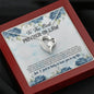 Mother-In-Law Heart Jewelry Mother’s Day Necklace Pendant Women Message Box