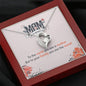 Mom Heart Beauty Necklace Pendant Jewelry Women Birthday Gift