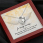 Pet Memorial Heart Necklace Pendant Jewelry Women Message Box Gift