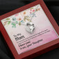 Mom Daughter Heart Beauty Pendant Jewelry Necklace Women Birthday Gift