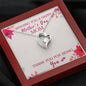 Mother's Day Heart Beauty Pendant Jewelry Necklace Women Birthday Gift