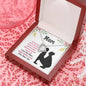 Mom Heart Beauty Pendant Necklace Jewelry Women Birthday Gift