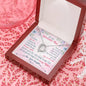 Mom Daughter Heart Beauty Jewelry Pendant Necklace Women Birthday Gift