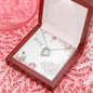 Mommy Heart Pendant Necklace Jewelry Women Message Box Gift