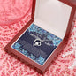 Mother-In-Law Heart Beauty Pendant Necklace Birthday Gift From Son Daughter
