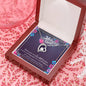 Mom Flowers Heart Beauty Jewelry Pendant Necklace Women Birthday Gift