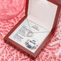 Mom Mother from Son or Daughter Heart Pendant Necklace Women Birthday Gift