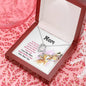 Mom Heart Beauty Pendant Jewelry Necklace Women Birthday Gift