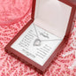 Daughter Gift From Mom Dad Heart Pendant Jewelry Necklace Women Message Box