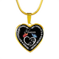 When A Butterfly Appears In My Yard It's A Visitor From Heaven Pendant Necklace