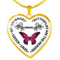 Butterflies Are The Heaven Sent Kisses Of An Angel Luxury Necklace Only