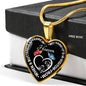When A Butterfly Appears In My Yard It's A Visitor From Heaven Pendant Necklace Only