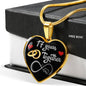17 Years Anniversary Luxury Heart Silver Necklace - 2
