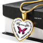 Butterflies Are The Heaven Sent Kisses Of An Angel Luxury Necklace Only