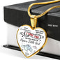 Papa's Little Girl - Granddaughter Necklace Gift for Christmas 2019