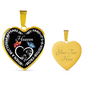 When A Butterfly Appears In My Yard It's A Visitor From Heaven Pendant Necklace