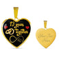 13 Year Anniversary Luxury Heart Necklace (Gold) - Freedom Look