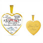 Grandpa's Little Girl - Granddaughter Necklace Gift for Christmas 2019