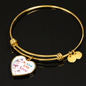 Live Life Love Butterfly Heart Shape Necklace - Freedom Look