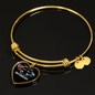 Keep Calm And Love Butterflies Pendant Necklace And Bangle - Freedom Look