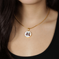 Butterfly Fashion Pendant Necklace And Bangle (Gold And Silver) - Freedom Look