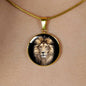 Realistic Lion Head Charm Necklace & Bangle
