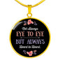 Husband For Wife Engraved Pendant Necklace Jewelry Gift