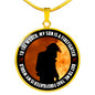 Firefighter Mom Dad Son Engraved Pendant Necklace Jewelry Gift