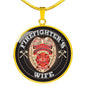 Firefighter Wife Luxury Necklace - Freedom Look