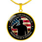 Father Veteran USA For Daughter Engraved Pendant Necklace Jewelry Gift