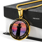 Mom Mother’s Day Lighthouse Engraved Pendant Necklace Jewelry Gift