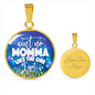 Momma Mother’s Day Family Engraved Pendant Necklace Jewelry Gift
