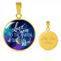 Mom From Son or Daughter Mother’s Day Engraved Pendant Necklace Jewelry Gift