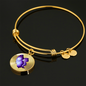 Butterfly Necklace And Bangle With Personalized Message - Freedom Look