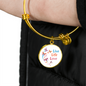 Live Life Love Butterfly Necklace And Bangle - Made in USA - Freedom Look